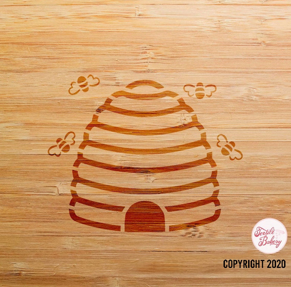 Honeybee Stencil Bee Hive Stencil Reusable Stencil Stencil - Etsy Denmark
