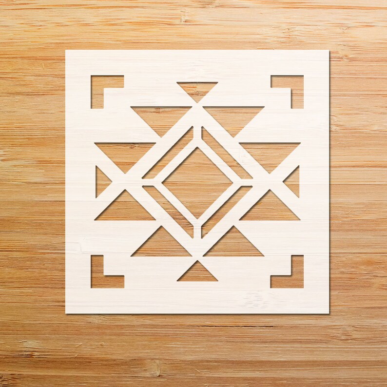 Navajo Stencil Navajo Silhouette Stencil Navajo Stencil | Etsy