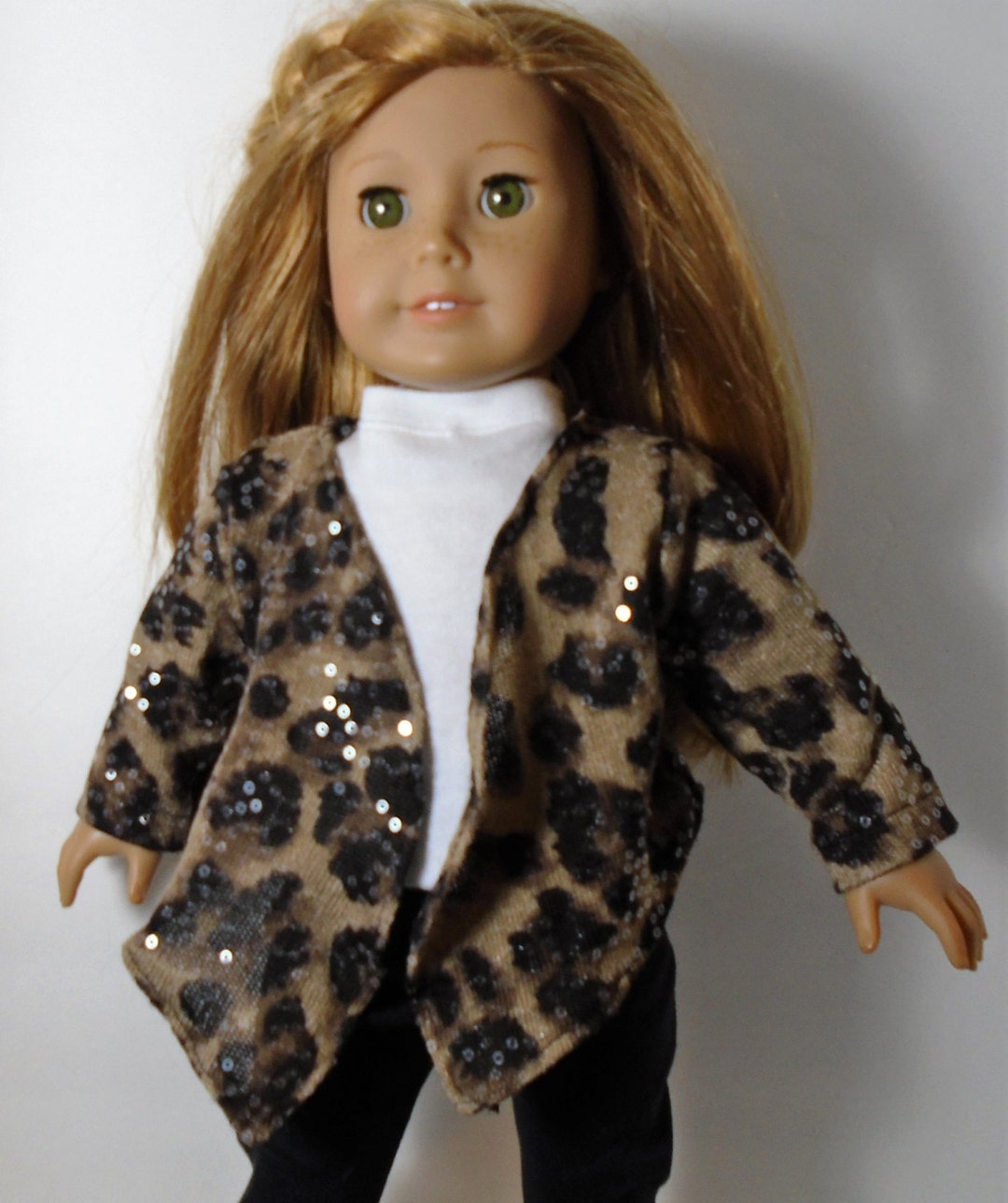 18 Doll Clothes Fit American Girl Open Cardigan Sweater Jacket With