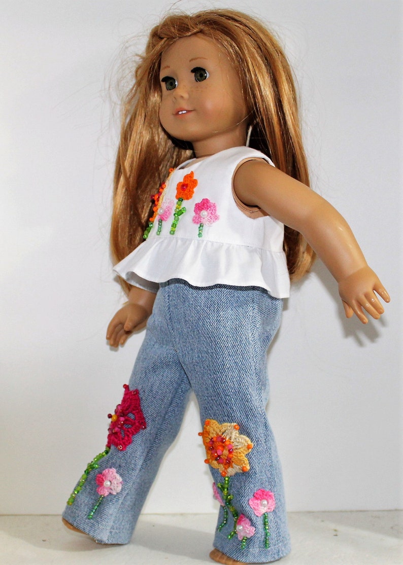 18 Doll Clothes Fit American Girl Boho Style Crocheted Etsy