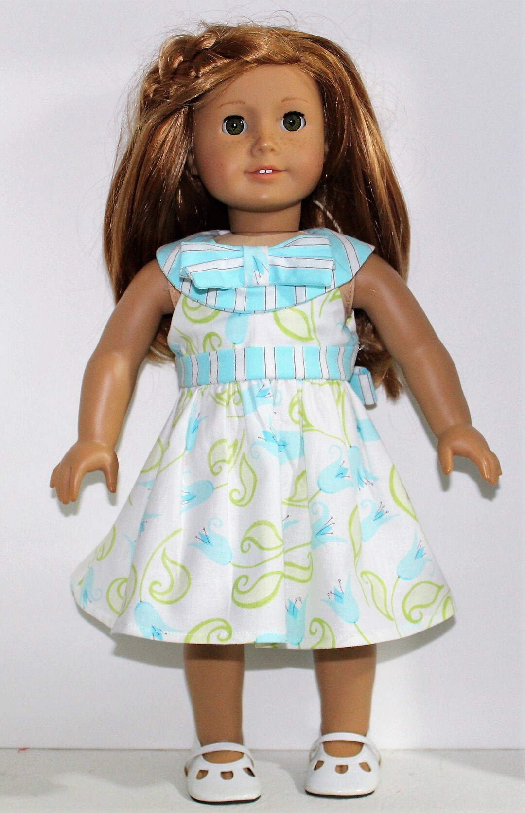 18 Doll Clothes Fit American Girl Fun & Flirty Collared Dress With