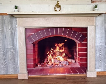 1022 Mantle Fireplace Surround P/G custom built to fit.