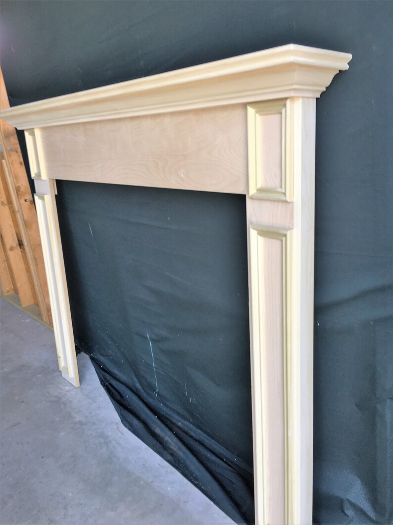 1005fireplace Mantel Surround Paint Grade Etsy