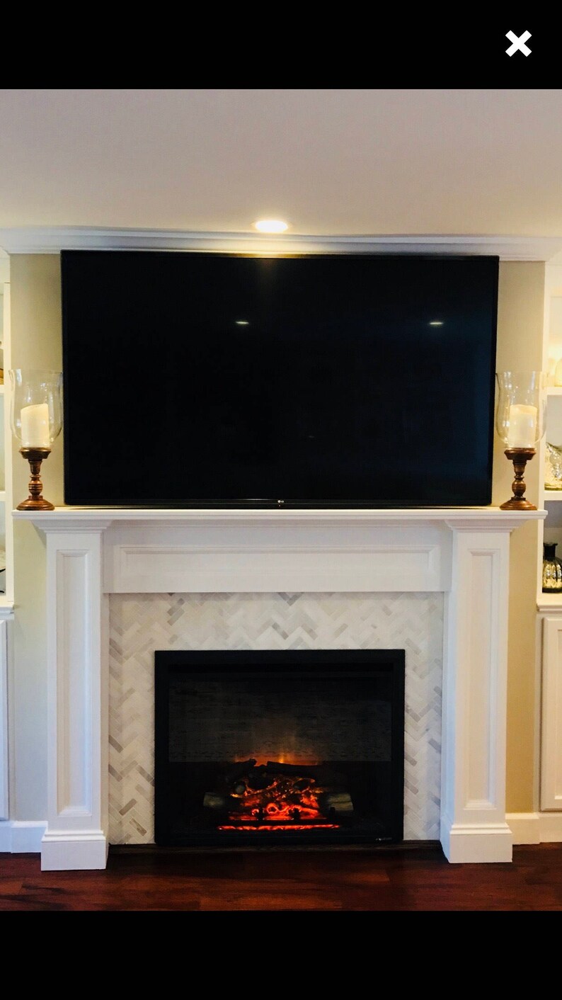 1012fireplace Mantel Surround Paint Grade Ready to Paint Etsy