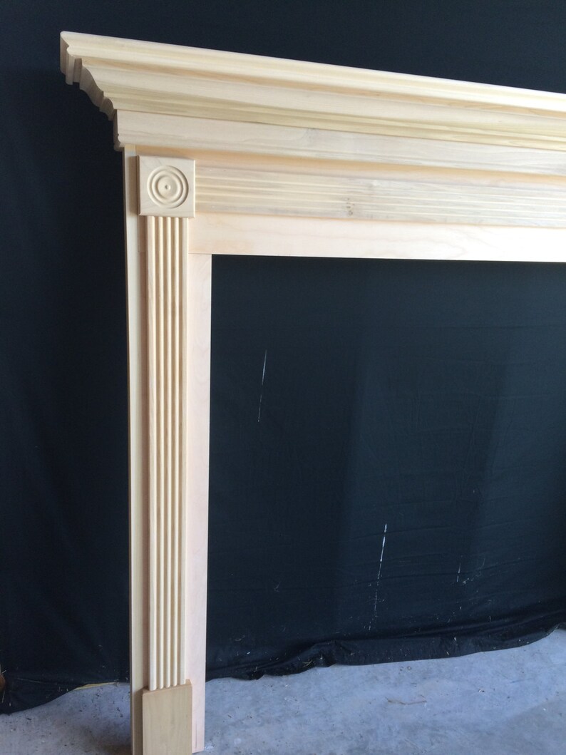 Fireplace Mantel Surround Paint Grade 1010 Etsy