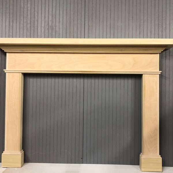 1022- Mantel  Fireplace Surround Paint Grade materials