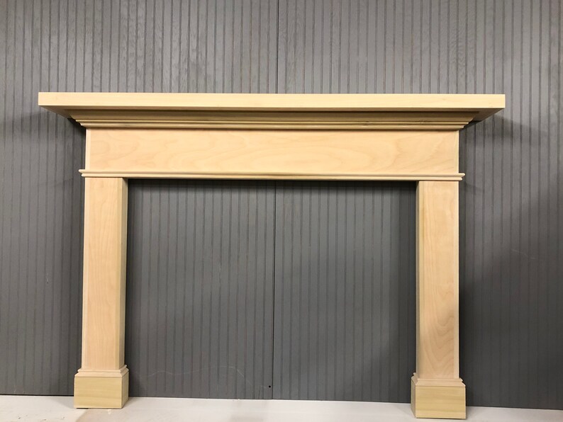 1022 Mantel Fireplace Surround Paint Grade Materials Etsy