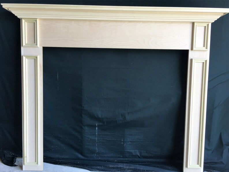 1005fireplace Mantel Surround Paint Grade Etsy
