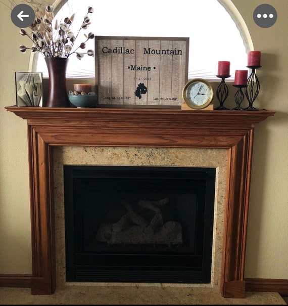 1006-fireplace Mantel Surround Unfinished. as Shown is - Etsy