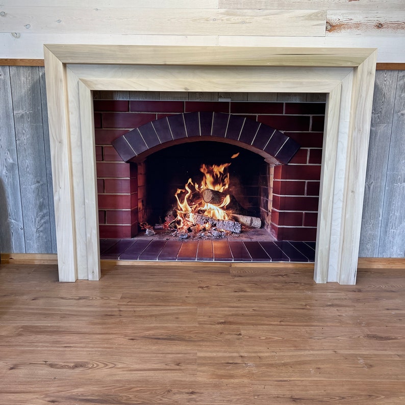 Image of Handcrafted Fireplace Surround