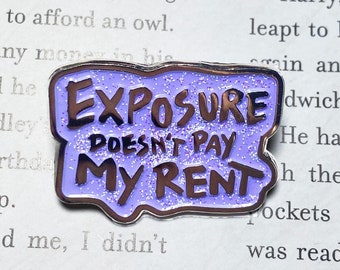 Exposure Soft Enamel Pin - Purple