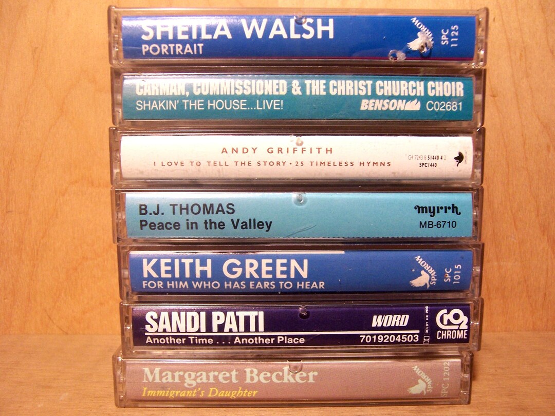 Vintage Christian Music Cassettes From 1960's to 1990's Etsy