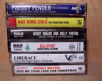 Vintage CHRISTMAS Cassette Tapes from 1960's - 1990's