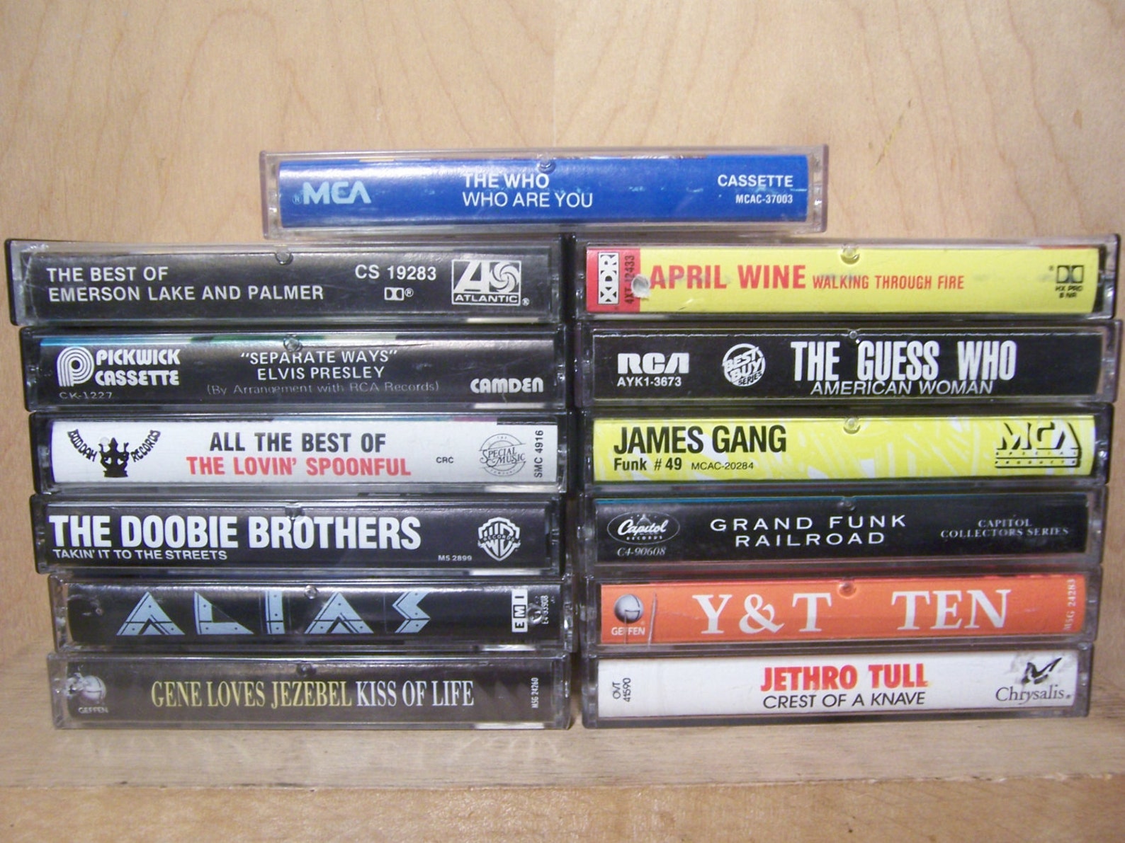 Vintage ROCK Cassette Tapes from 1960's 1990's Etsy