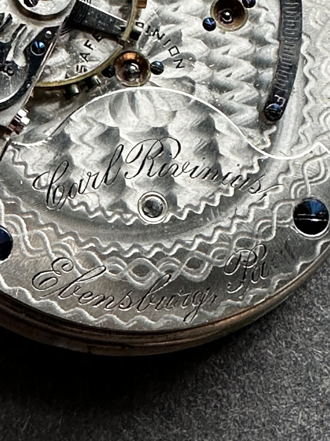 Antique Hamilton Pocket Watch Etsy