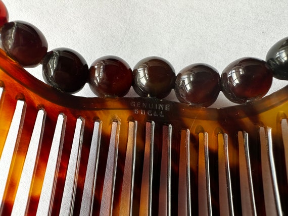 Old Tortoiseshell Hair Comb Lot (3) as found - image 7