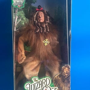 Vintage Barbie Doll Collector Wizard of Oz Cowardly Lion Mattel Mint in Box