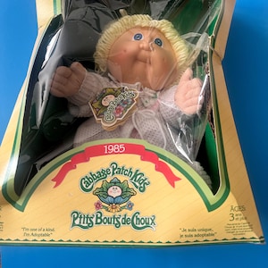 1983 Coleco Cabbage Patch Kids Doll Ptits Bouts de Choux French Ontario Box NRFB
