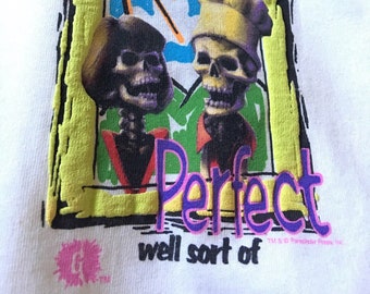 1992 GOOSEBUMPS Say Cheese And Die #4 PICTURE PERFECT Well Sort Of Single Stitch Vintage Deadstock T Shirt // Youth Medium