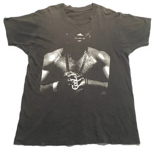 1990s LL COOL J Mama Said Knock You Out Distressed Single Stitch Vintage T Shirt // Size Large image 1