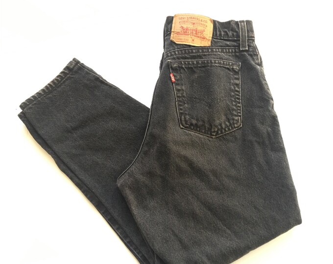 1990s LEVIS RED TAB High Rise Tapered Leg Vintage Denim // Etsy