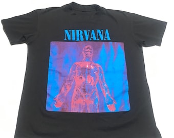 1992 NIRVANA SLIVER Single Stitch Vintage T Shirt // Size Large