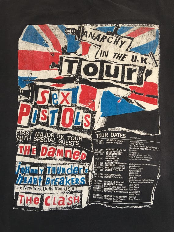 New Sex Pistols God Save The Queen Tshirt Under License