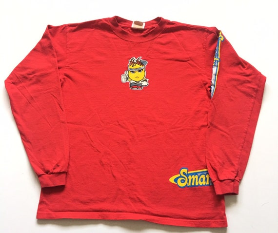 1990s SMARTY SKATEBOARDS FLAMEHEAD Longsleeve Dis… - image 1