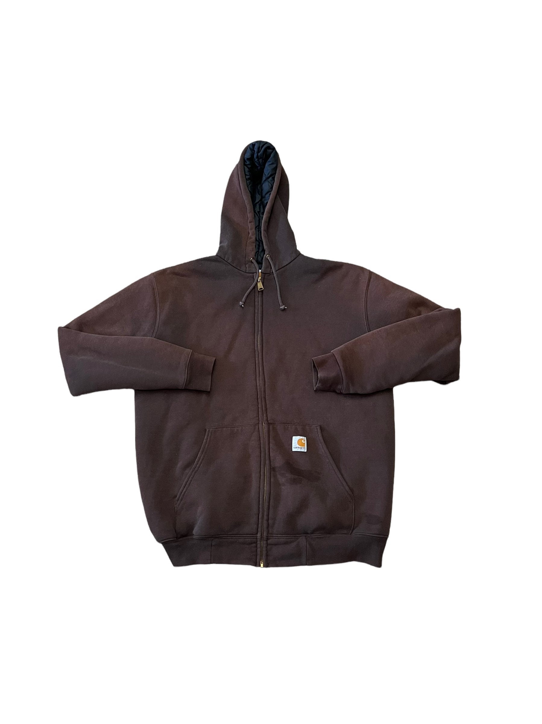 1990s CARHARTT Brown Vintage Zip up Hoodie // Size Medium - Etsy UK