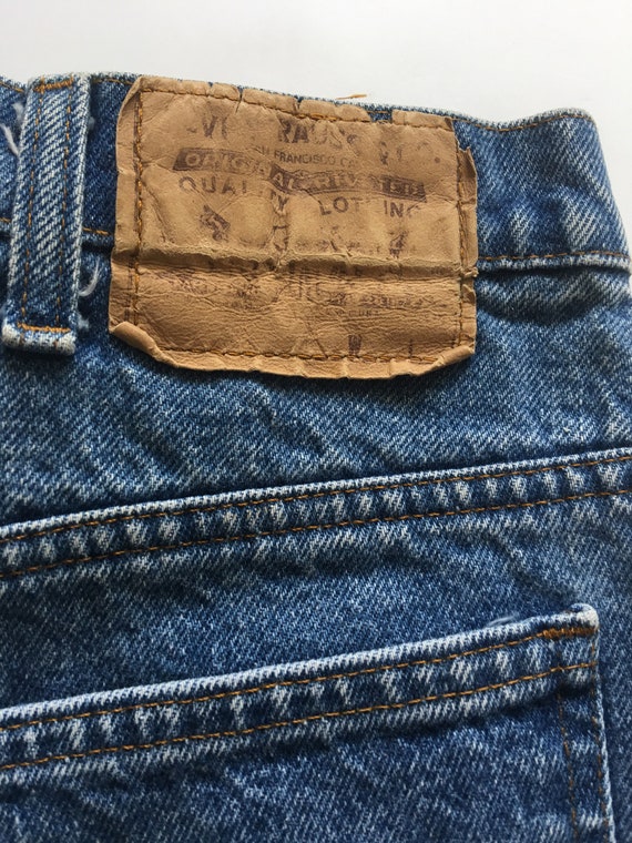 1990s LEVIS ORANGE TAB Distressed Vintage Flare B… - image 8