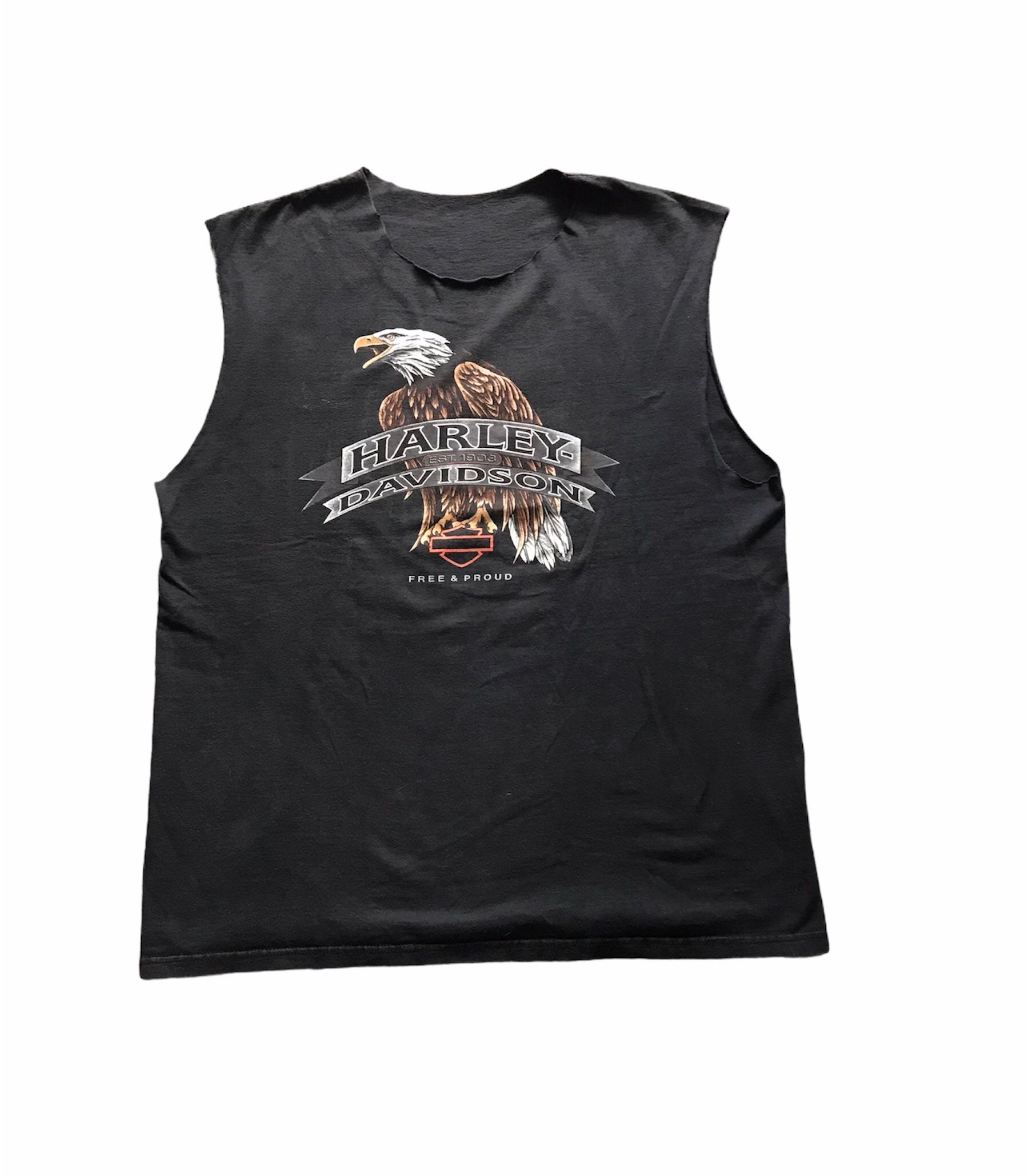 Harley cut off shirt Clearance