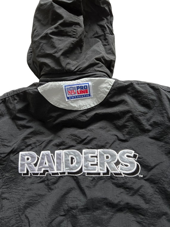 1990s RAIDERS x NFL ProLine x REEBOK Vintage Zip U