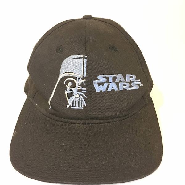 1995 STAR WARS DARTH Vader Never Underestimate The Dark Side Distressed Adjustable Snapback Vintage Hat