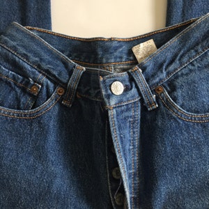 1980s LEVIS Double Red Tab 501 Button Fly Vintage Denim // Size 7 26 image 5