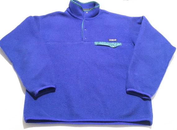 1990s PATAGONIA Snap Fleece Vintage Pullover Jacke