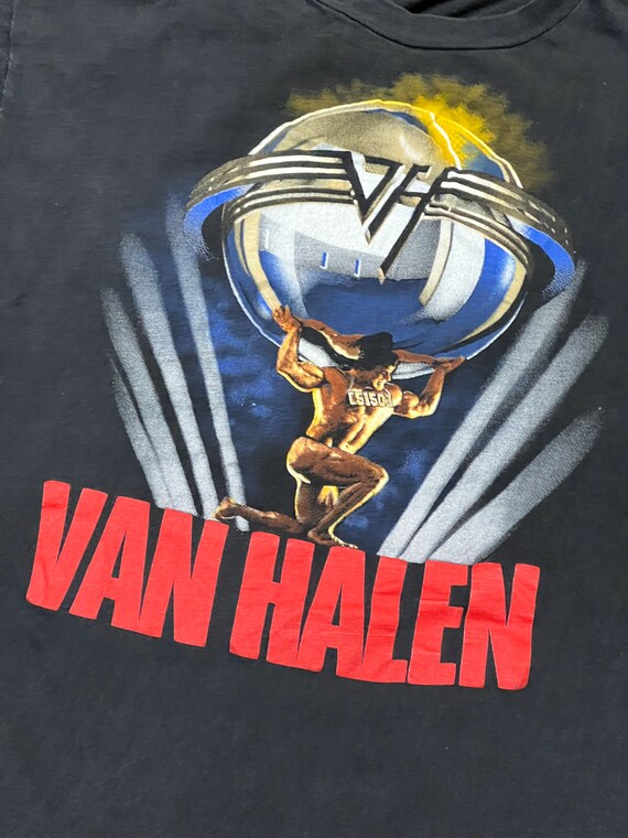 1986 VAN HALEN 5150 Tour Single Stitch Vintage T … - image 3