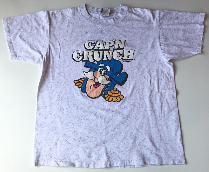 1990s CAP'N CRUNCH CEREAL Vintage T Shirt // Size Large - Etsy