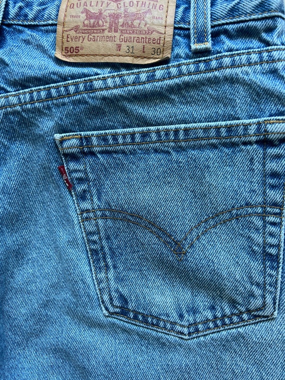 1990s LEVIS Red Tab 550 Levis Vintage Denim // Si… - image 6