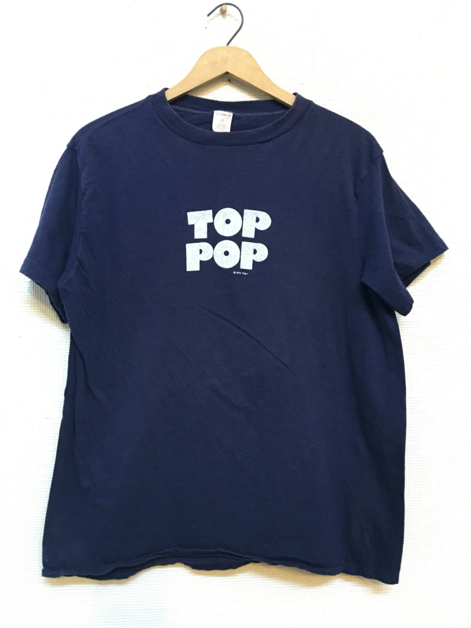 1978 TOPPOP Variety Tv Show Distressed Threadbare Vintage T Etsy