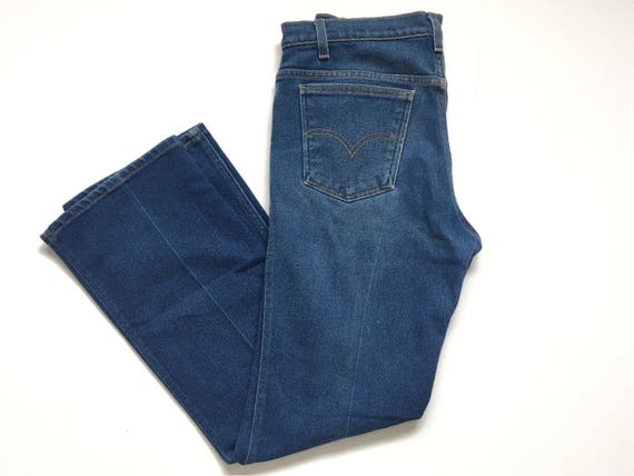 1990s LEVIS 517 ORANGE TAB Boot Cut Vintage Denim… - image 2