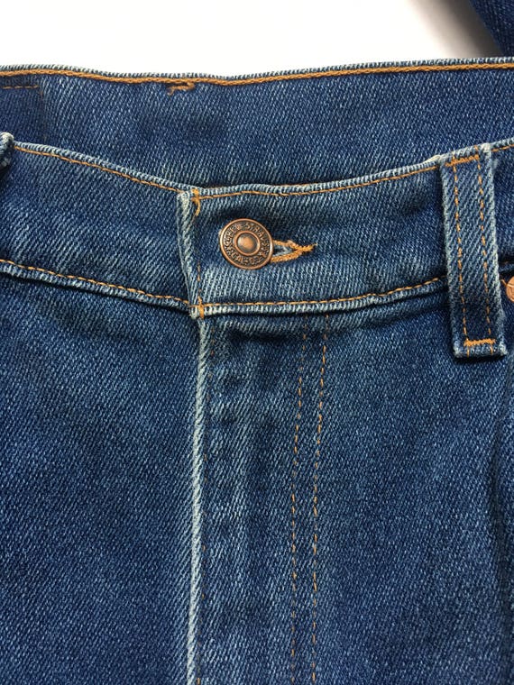 1990s LEVIS 517 ORANGE TAB Boot Cut Vintage Denim… - image 5