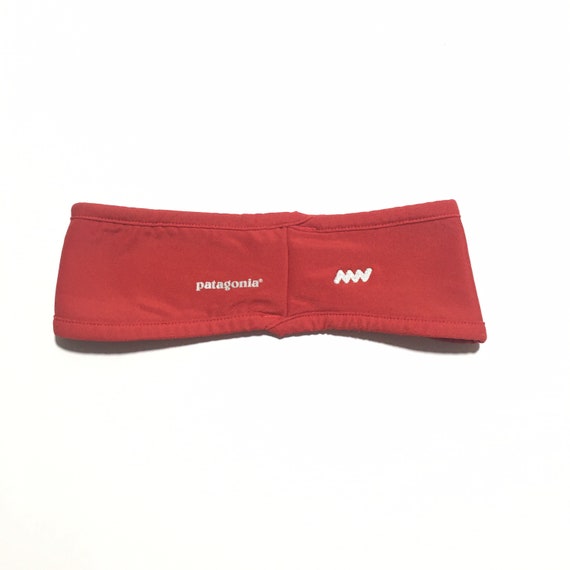 1990s PATAGONIA Red Vintage Headband // ONE SIZE