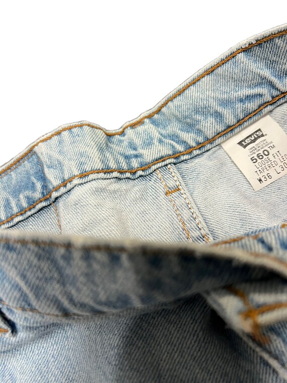 1990s LEVIS Red Tab 560 Fit Vintage Distressed De… - image 6