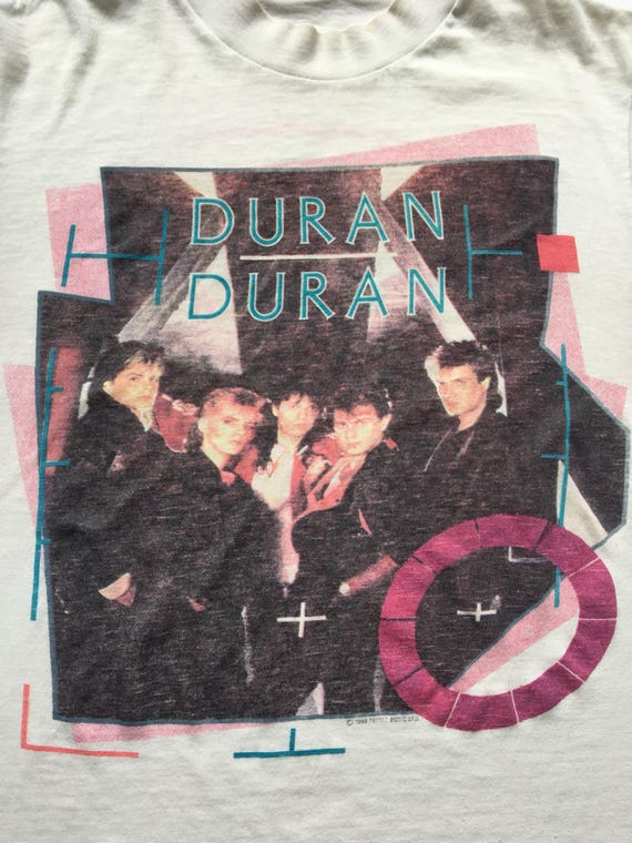 1984 DURAN DURAN ARENA Thrashed Vintage T Shirt //