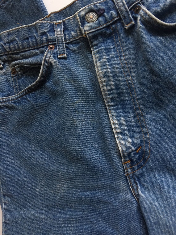 1990s LEVIS ORANGE TAB Distressed Vintage Flare B… - image 4