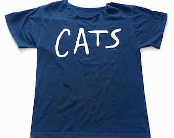 1981 CATS The Musical Thrashed Vintage T Shirt // Size Medium