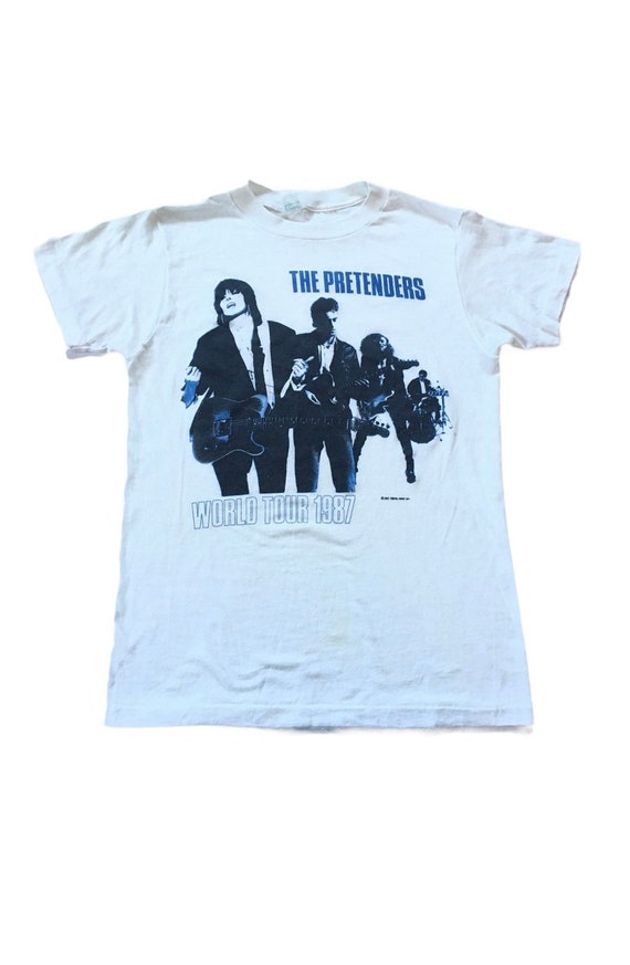 1987 The PRETENDERS WORLD TOUR Threadbare Vintage 