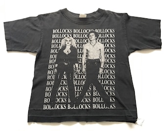 1980s SID & NANCY BOLLOCKS Vintage T Shirt // Size Small