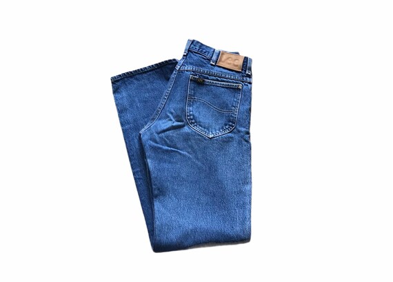 1990s LEE Vintage Blue Jeans // Sizing 
