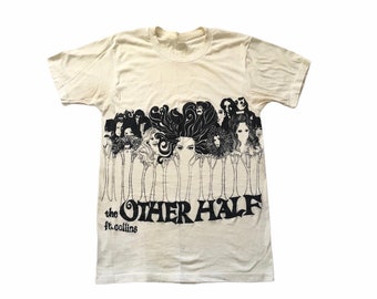 1960s THE OTHER HALF Ft Collins Distressed Threadbare Vintage T Shirt // Size Small